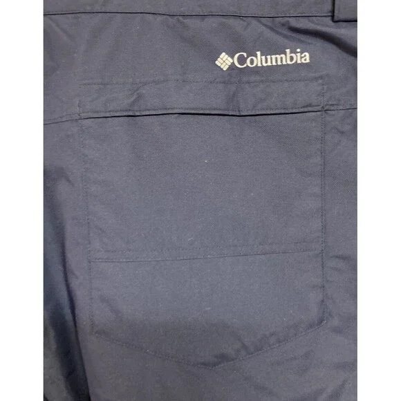 Men’s Columbia Bugaboo IV Ski Pants Omni-Tech Blue 6XL Short NWT Snow